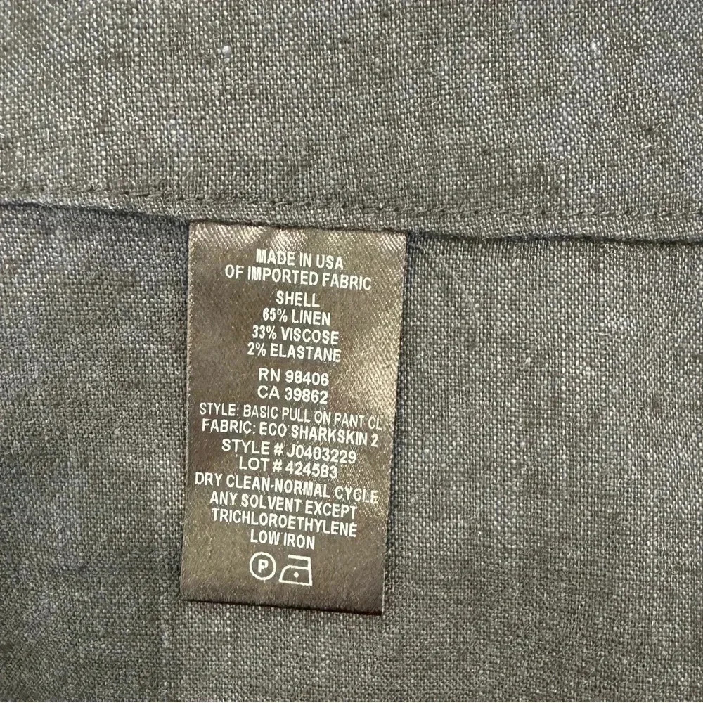 Theory Euc Basic Pull On Pant Linen Blend Eco Sha… - image 4